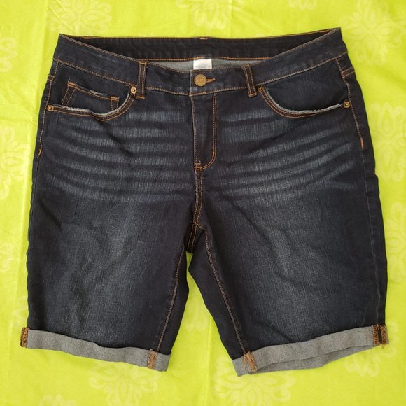 Time and True Pants - TIME AND TRU Plus Size Denim Shorts